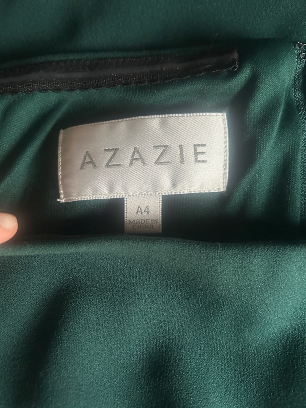 Azazie Pine Green Bridesmaid Dress - Picture 3 of 5